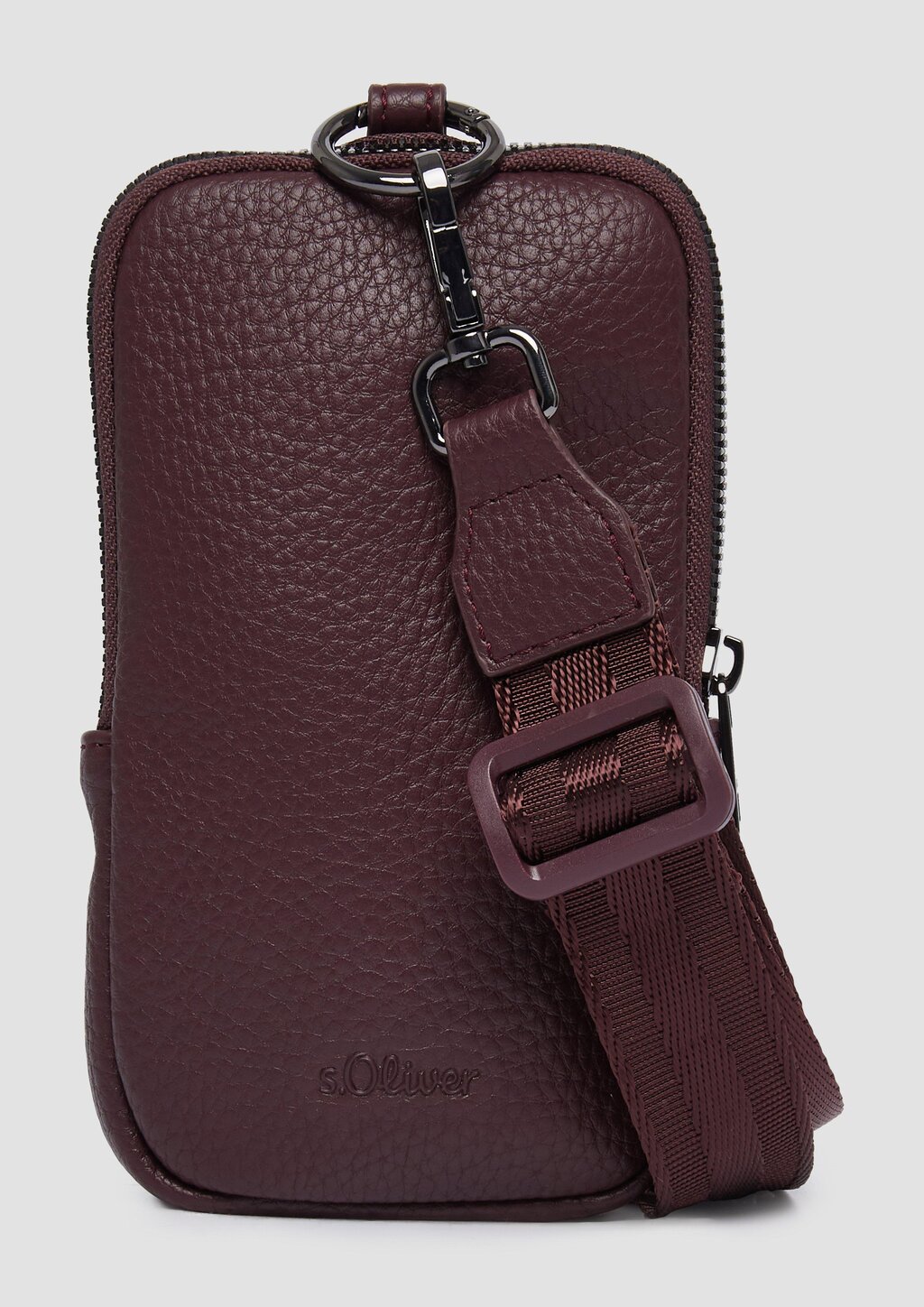 Handy-Tasche aus Lederimitat mit Leo-Lining