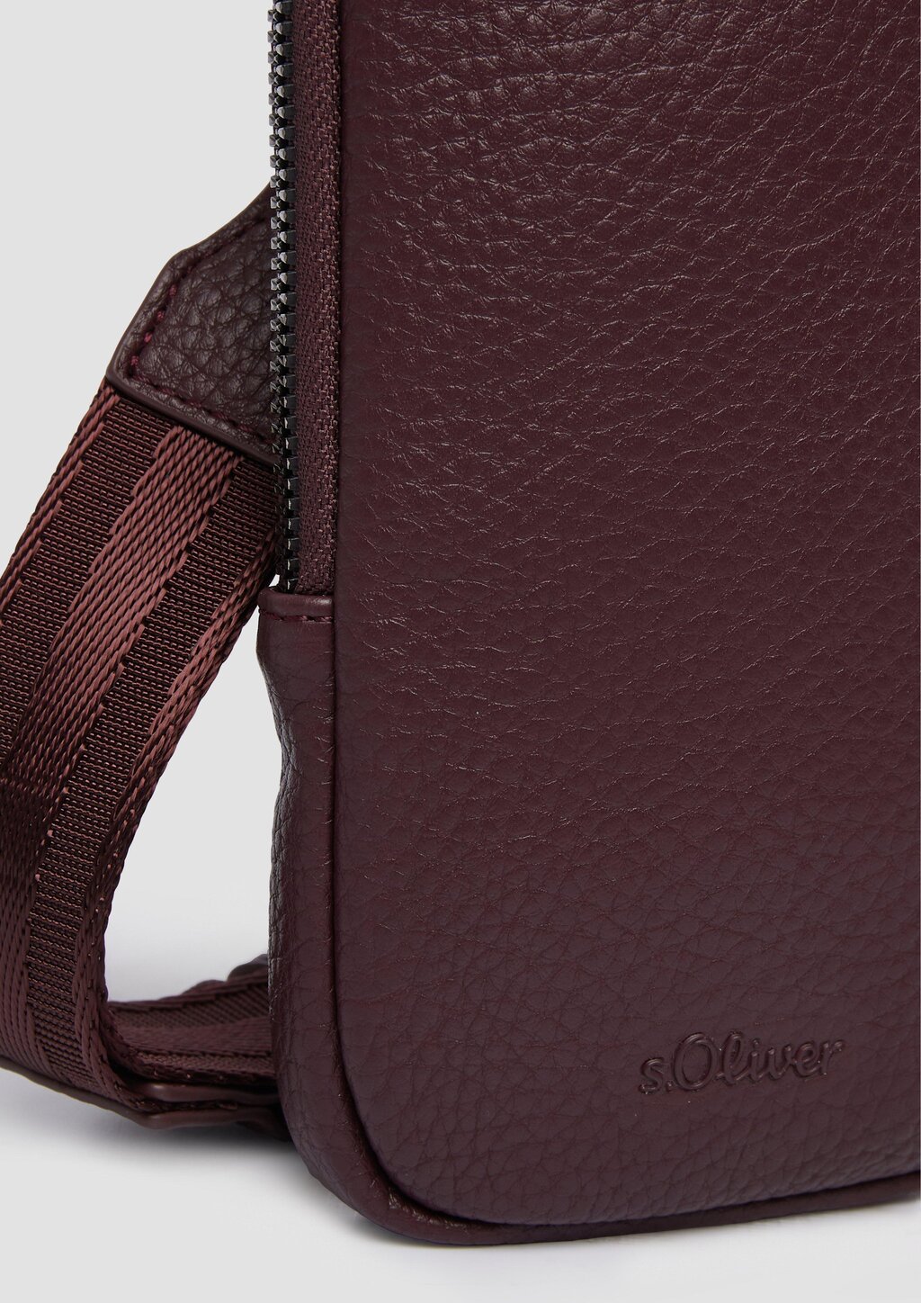 Handy-Tasche aus Lederimitat mit Leo-Lining