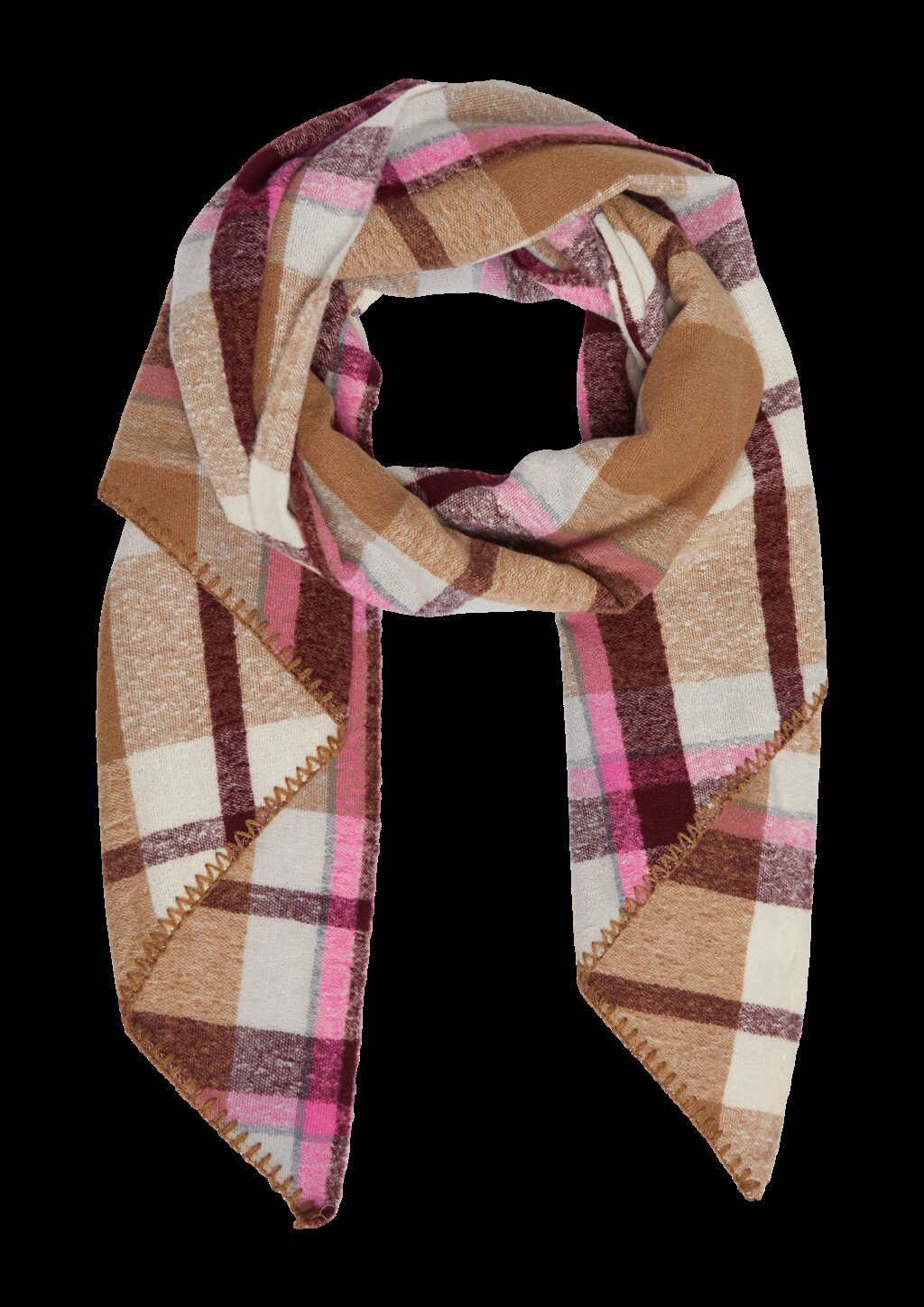 Schal mit Karo-Muster