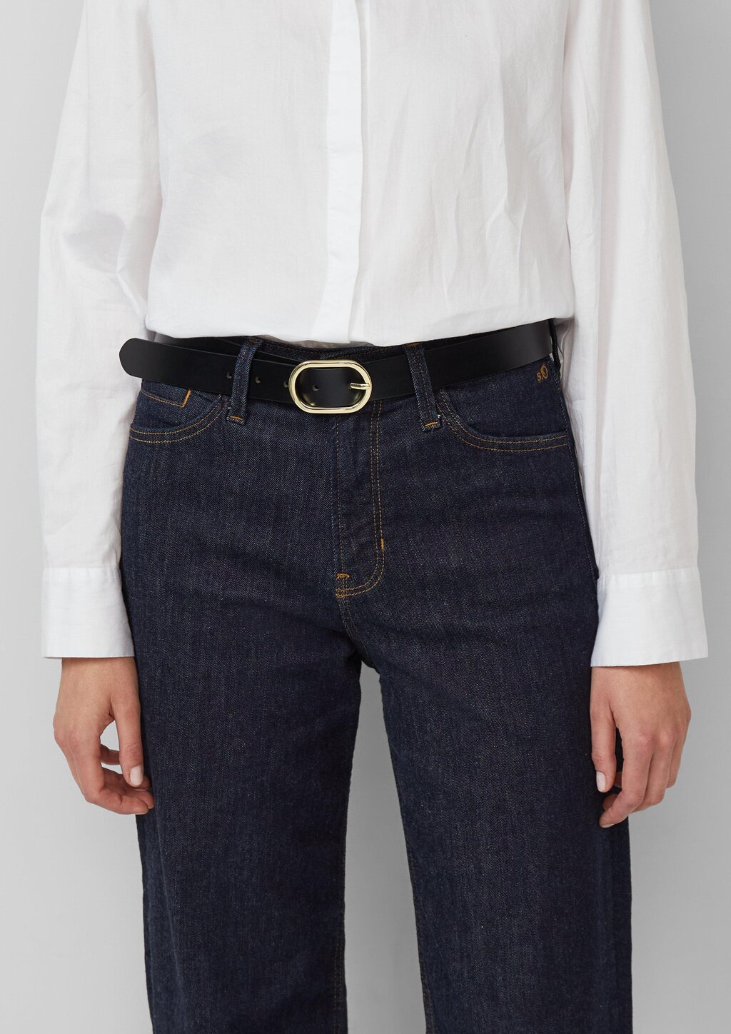 Ledergürtel mit Dornschließe