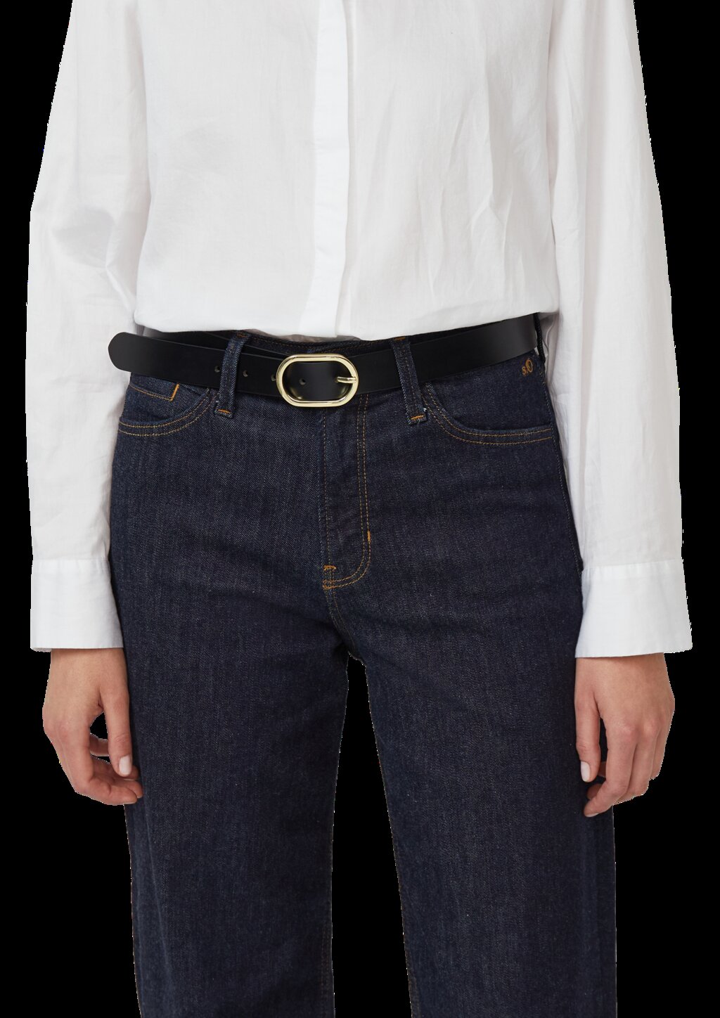 Ledergürtel mit Dornschließe