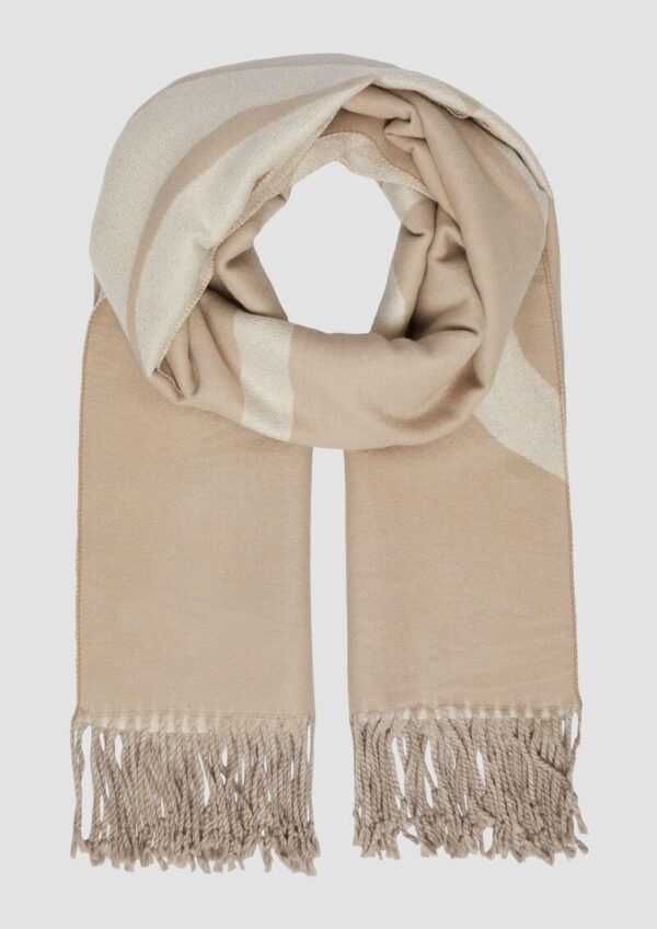 Eleganter Schal mit Fransen