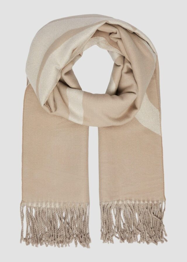 Eleganter Schal mit Fransen