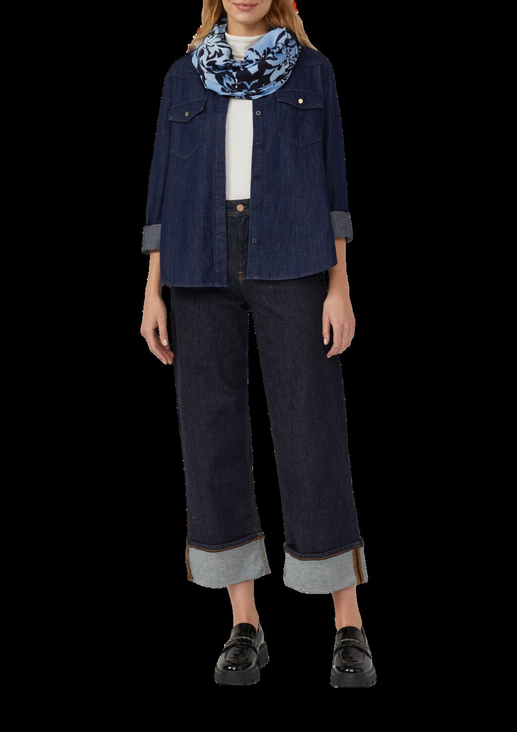 Snood mit floralem Artwork