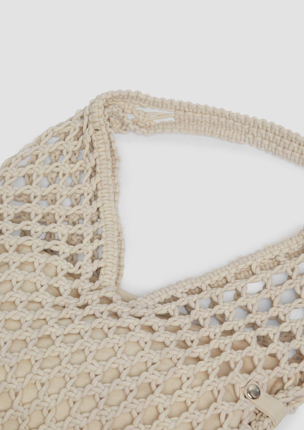 Baumwolltasche in Häkel-Optik