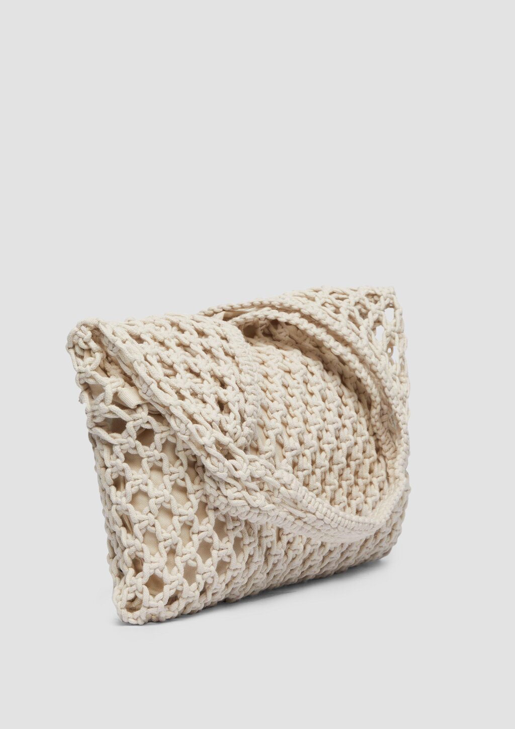 Baumwolltasche in Häkel-Optik