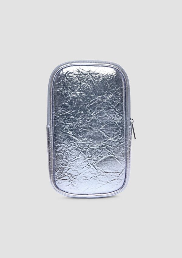 Handytasche in Leder-Optik mit längenverstellbarem Schulterriemen