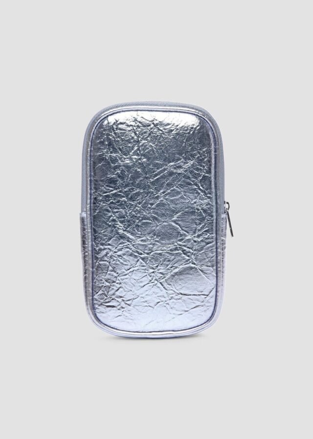 Handytasche in Leder-Optik mit längenverstellbarem Schulterriemen