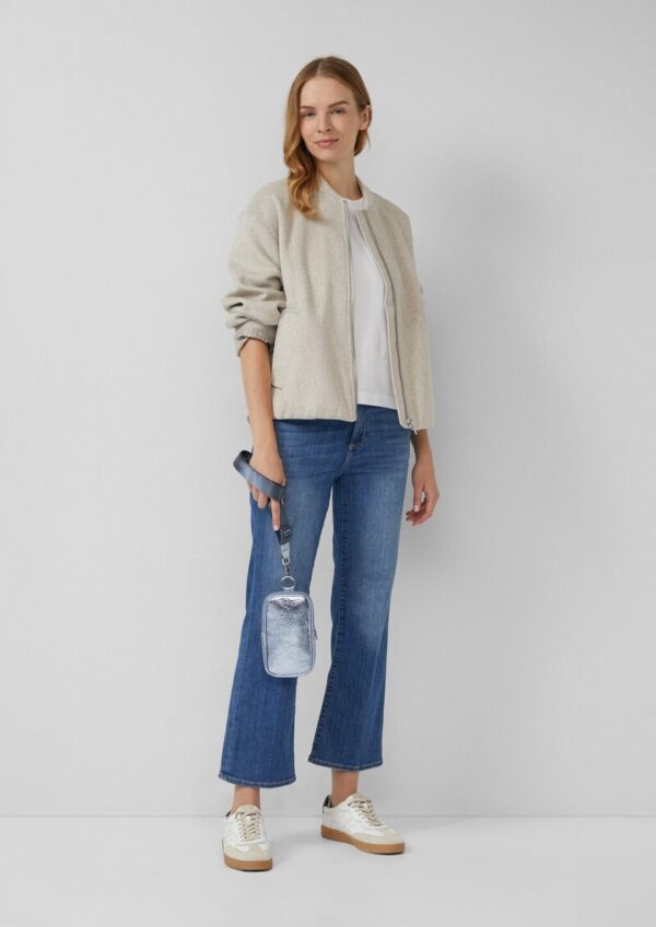 Handytasche in Leder-Optik mit längenverstellbarem Schulterriemen