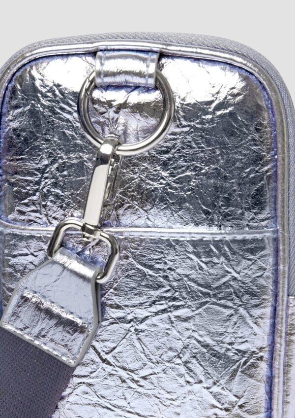 Handytasche in Leder-Optik mit längenverstellbarem Schulterriemen