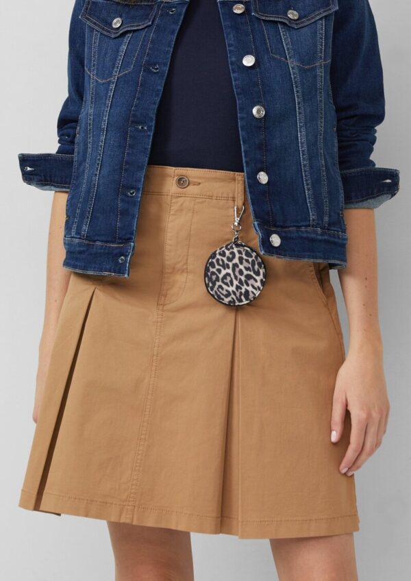 Hanging-Pocket aus Nylon mit Leo-Print