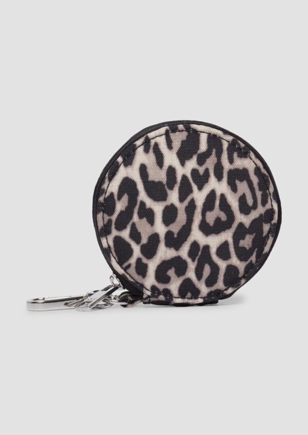 Hanging-Pocket aus Nylon mit Leo-Print