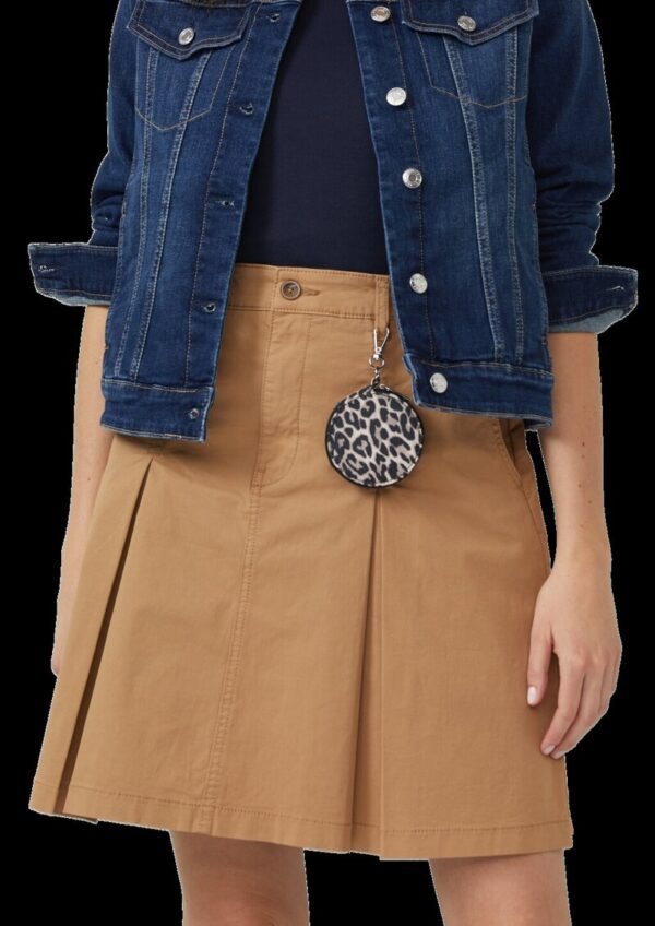 Hanging-Pocket aus Nylon mit Leo-Print