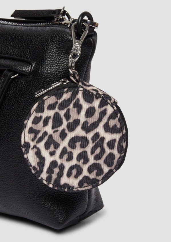 Hanging-Pocket aus Nylon mit Leo-Print