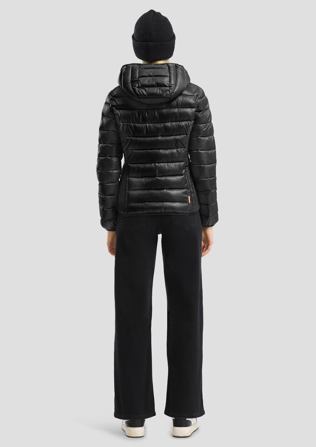 Leicht wattierte Steppjacke mit Kapuze