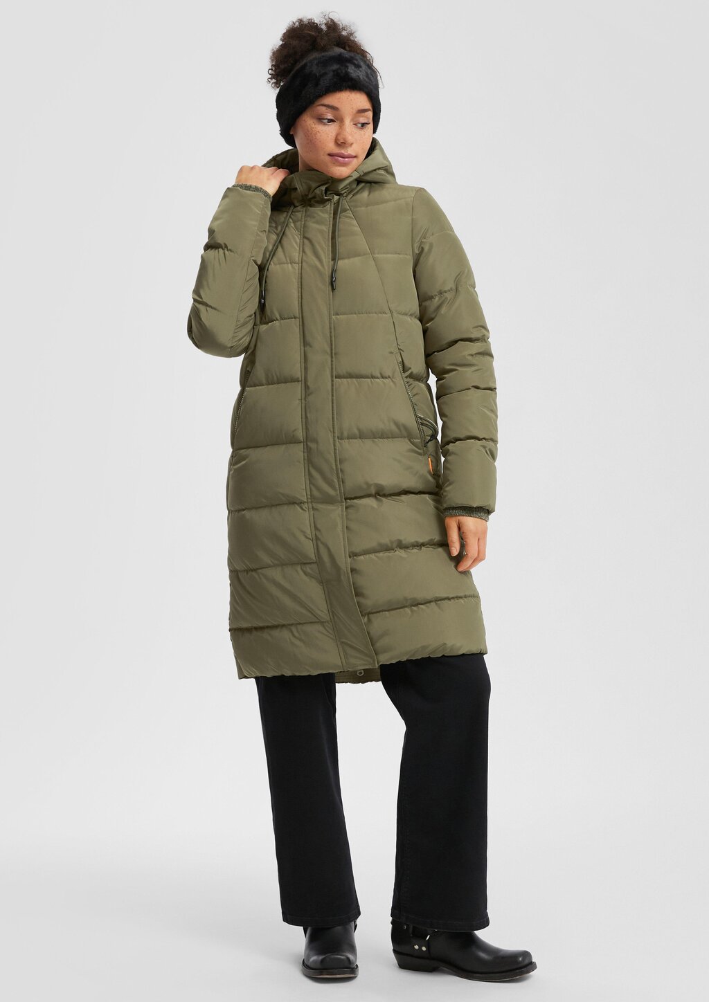 Wattierter Steppmantel