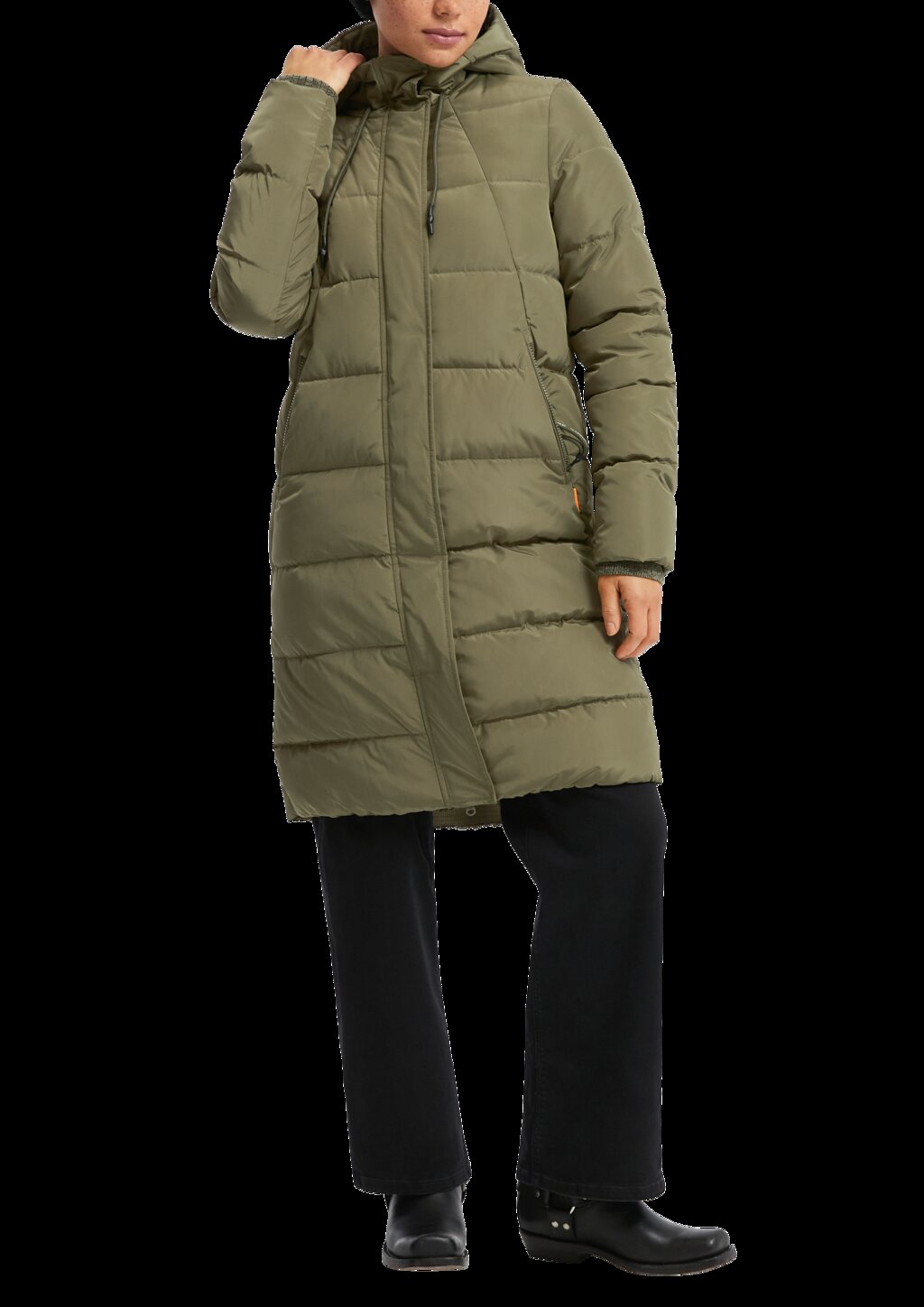 Wattierter Steppmantel