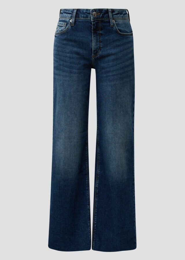 Jeans Catie / Slim Fit / Mid Rise / Wide Leg / Superstretch