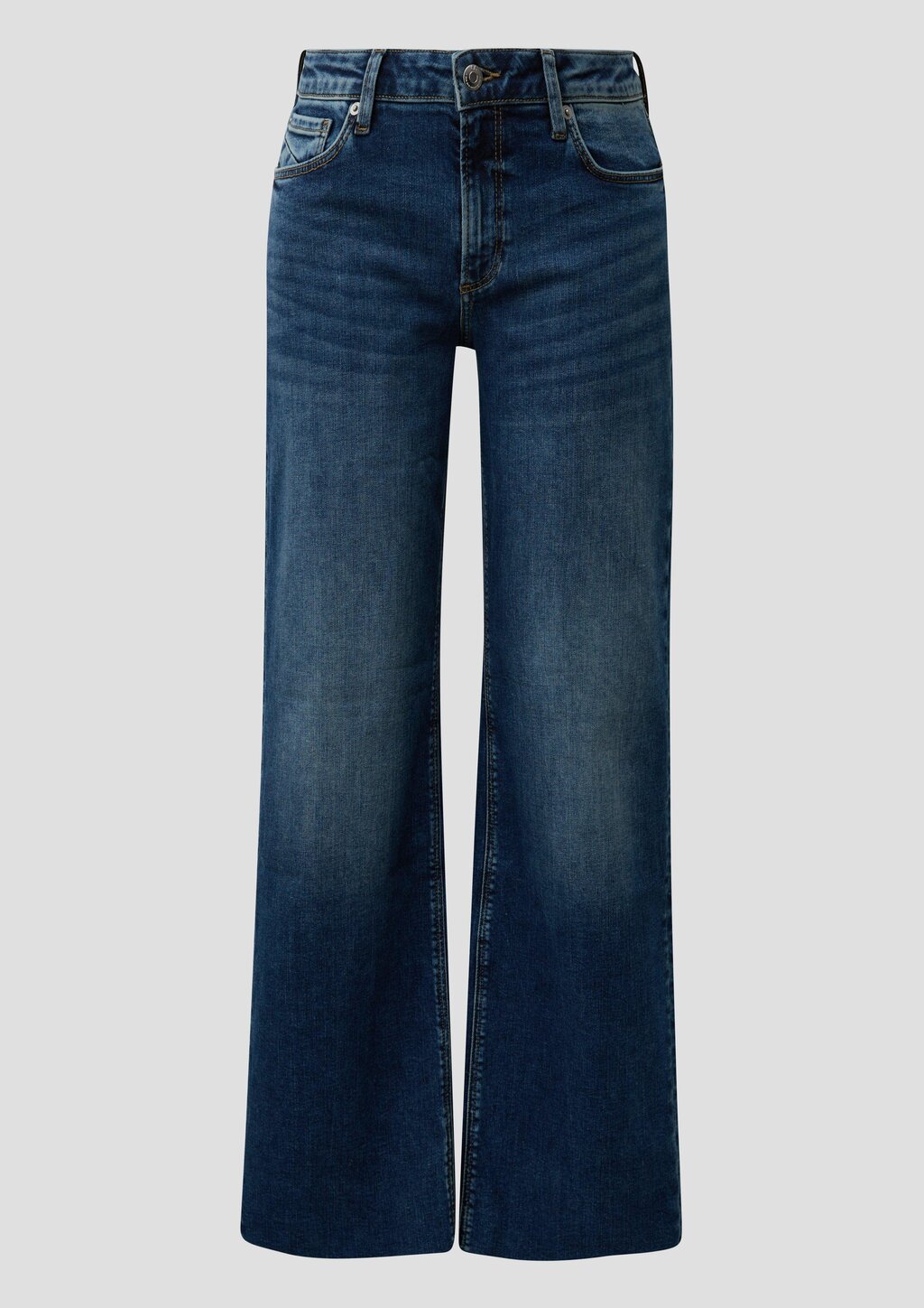 Jeans Catie / Slim Fit / Mid Rise / Wide Leg / Superstretch