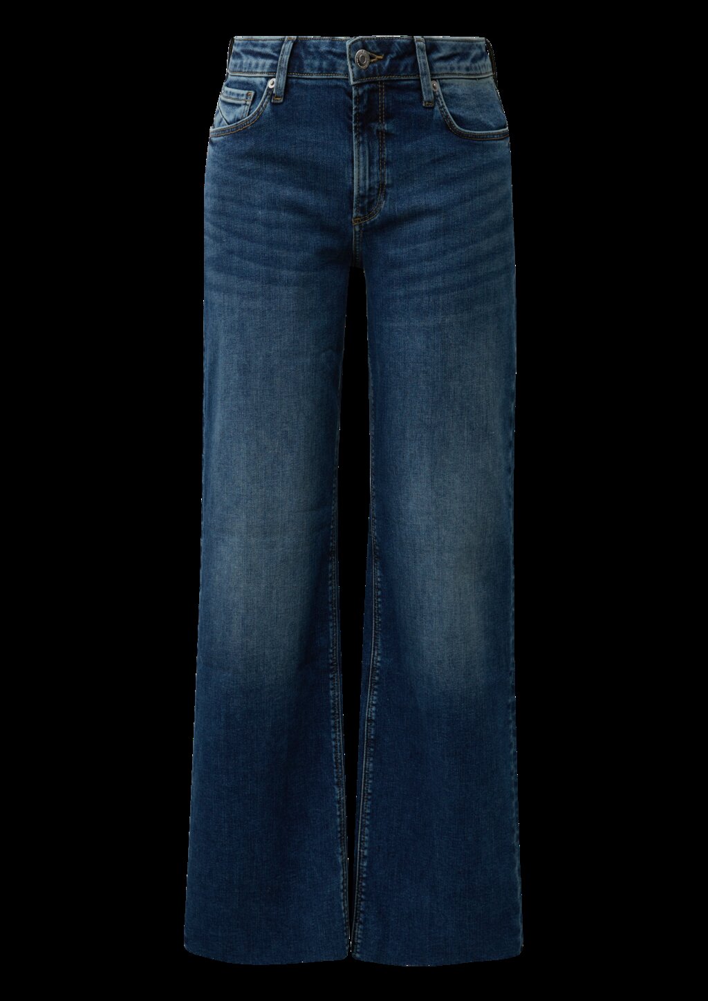 Jeans Catie / Slim Fit / Mid Rise / Wide Leg / Superstretch