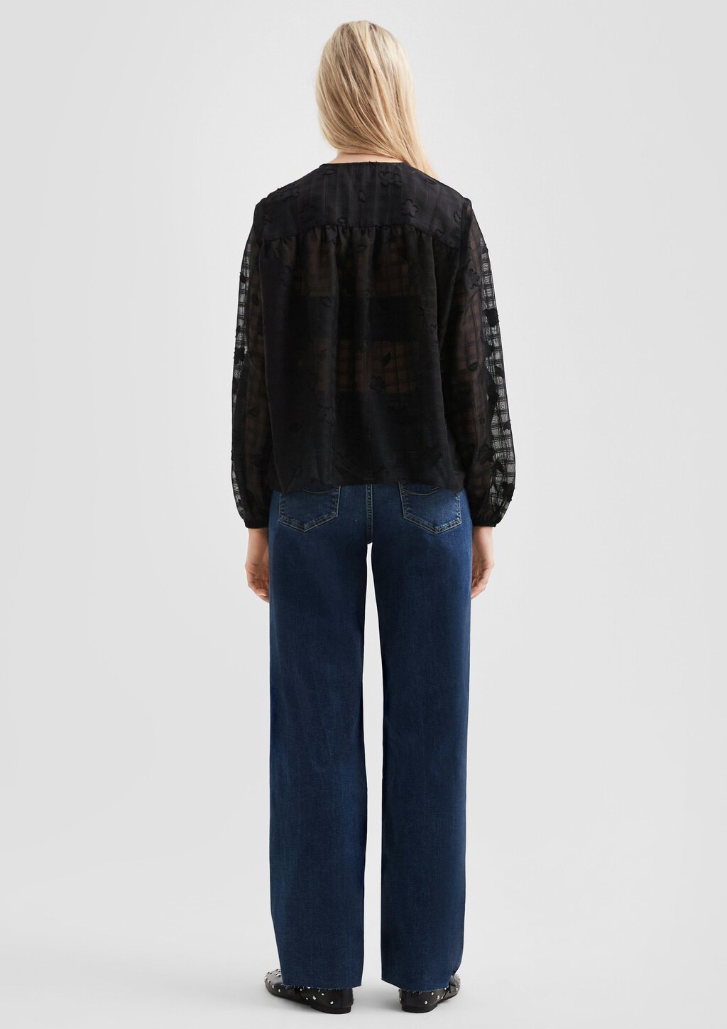 Jeans Catie / Slim Fit / Mid Rise / Wide Leg / Superstretch