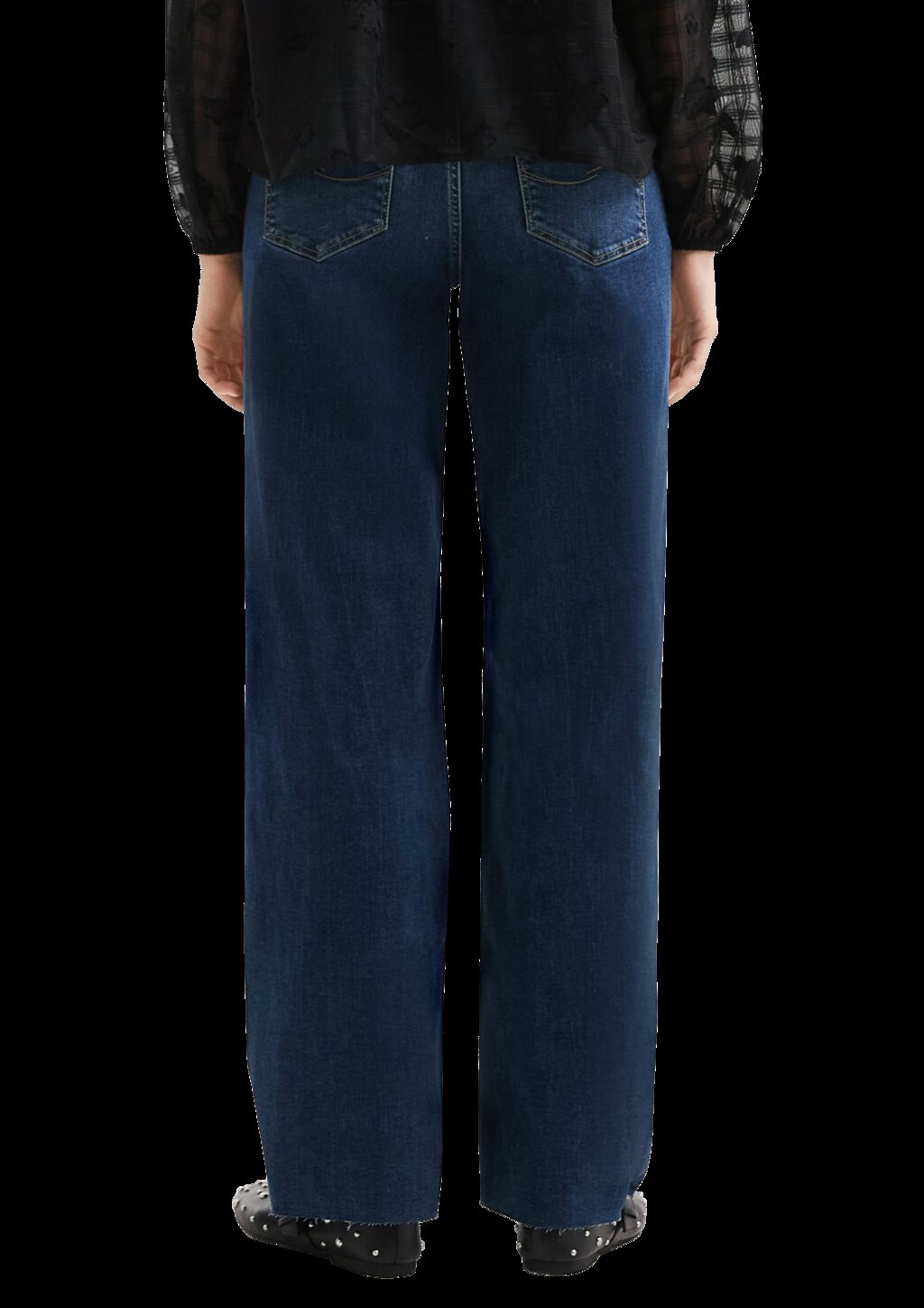 Jeans Catie / Slim Fit / Mid Rise / Wide Leg / Superstretch