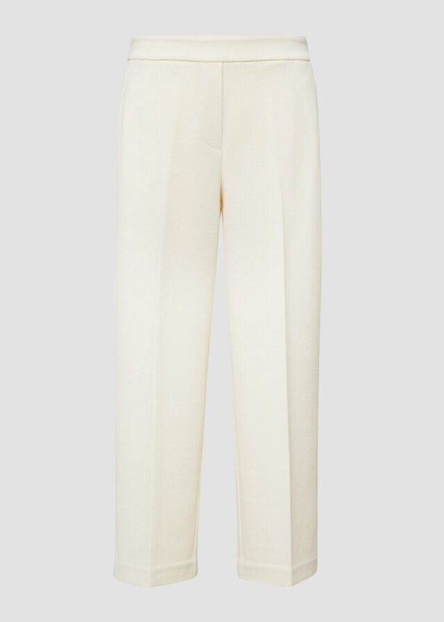 Strukturierte Culotte mit Elastikbund