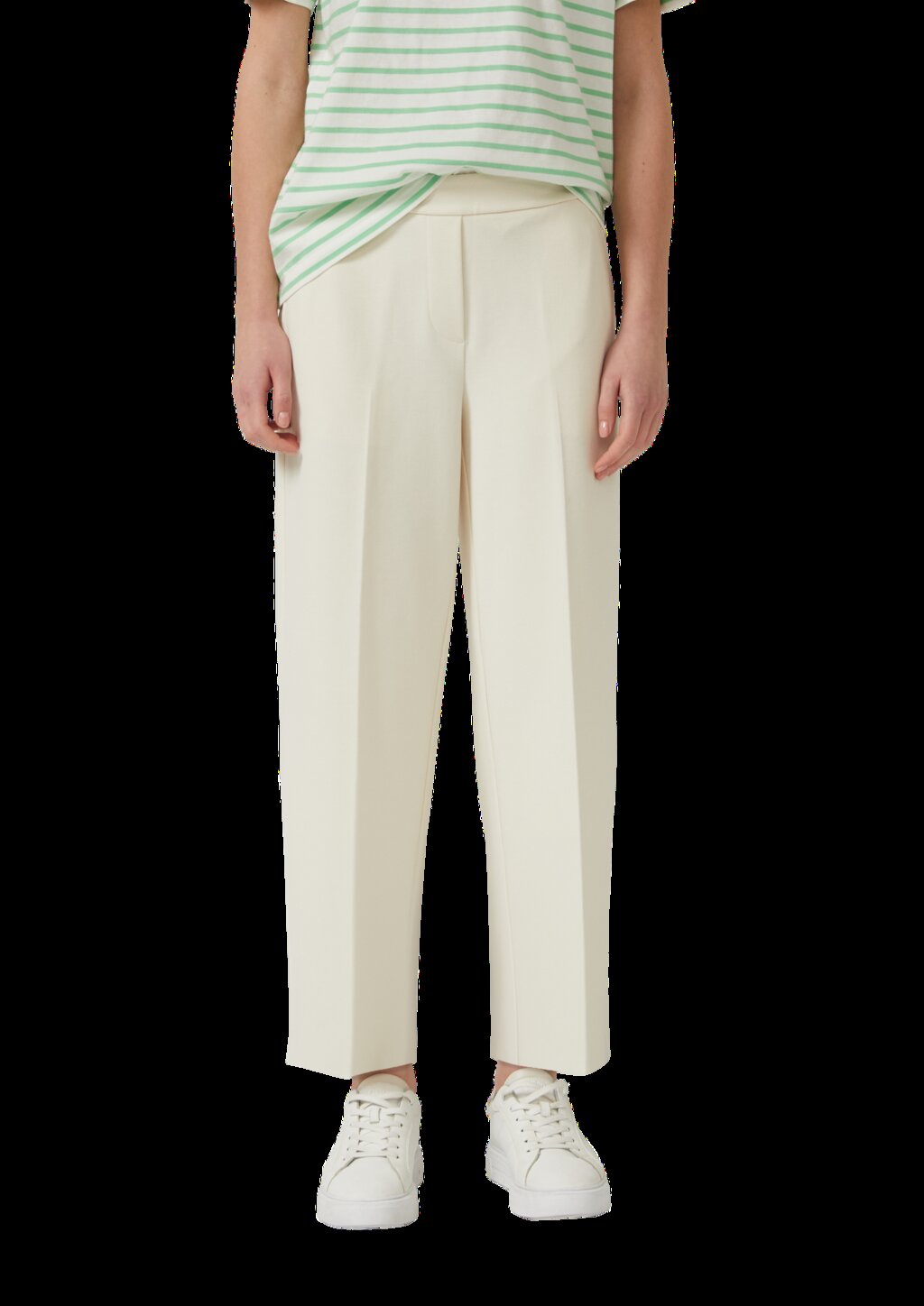 Strukturierte Culotte mit Elastikbund