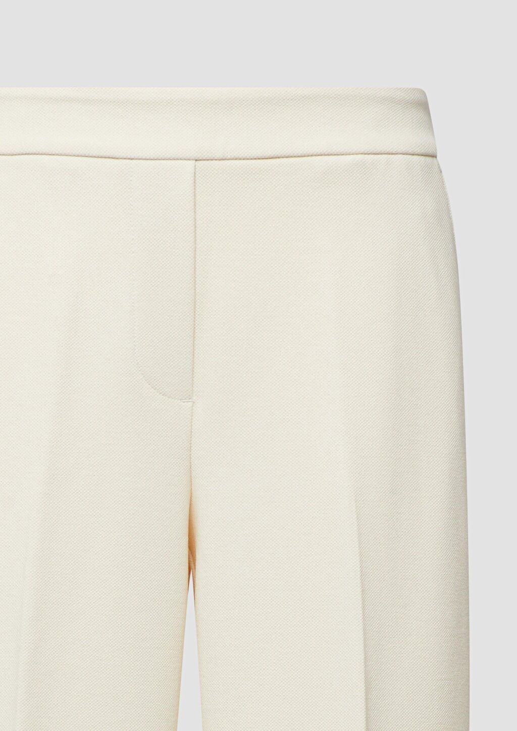 Strukturierte Culotte mit Elastikbund