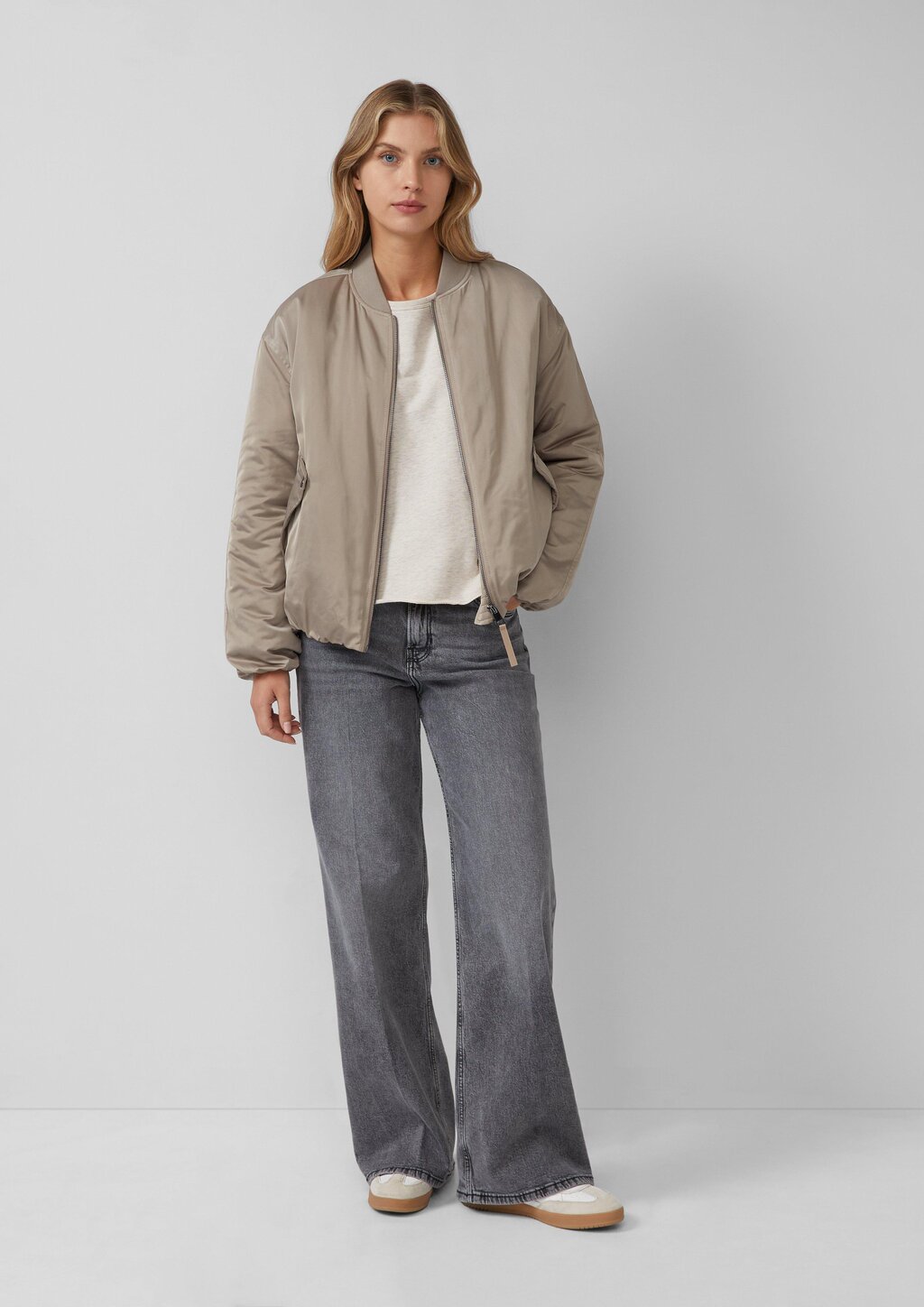 Sweatshirt im Relaxed Fit mit Rollsaum