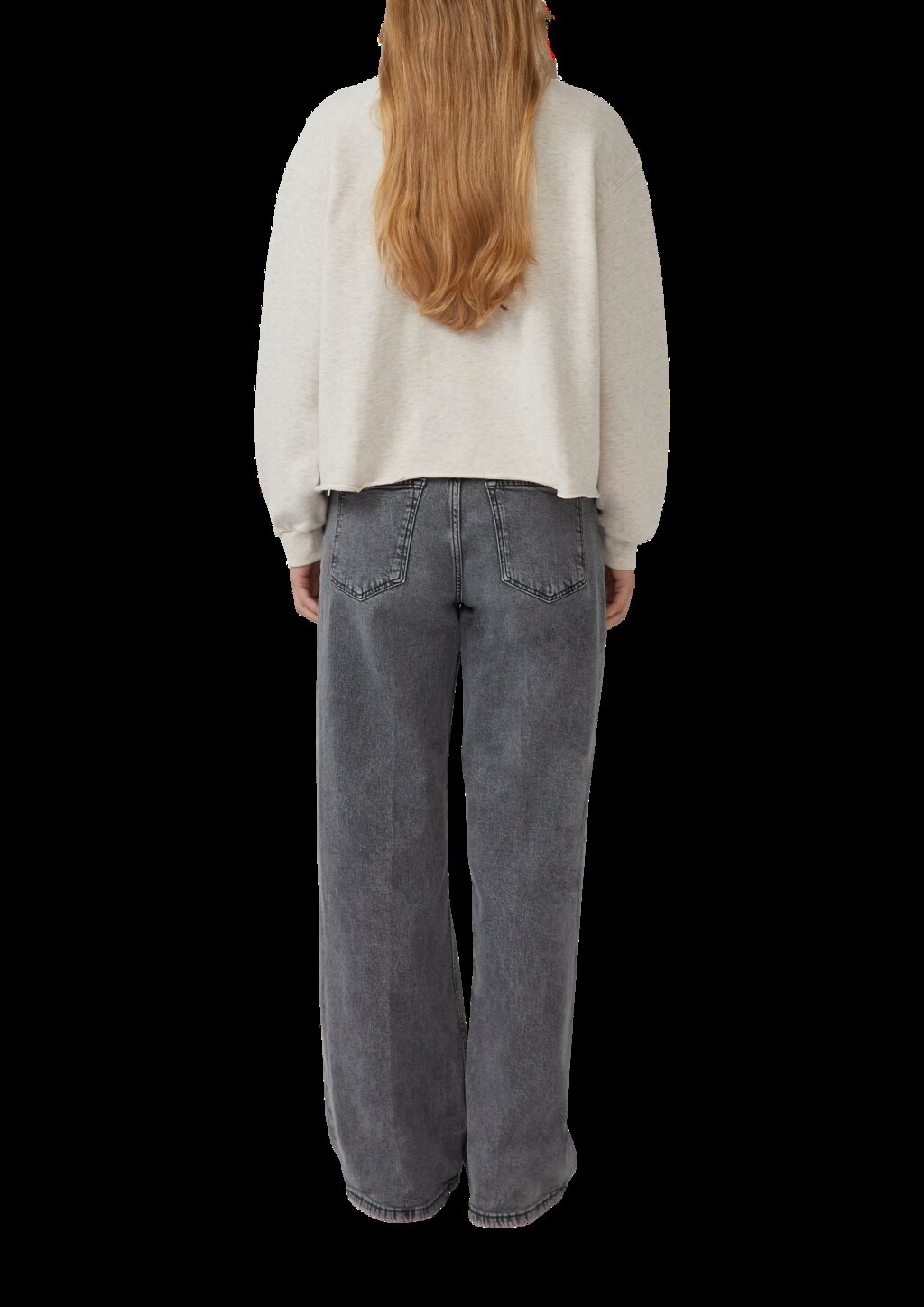 Sweatshirt im Relaxed Fit mit Rollsaum