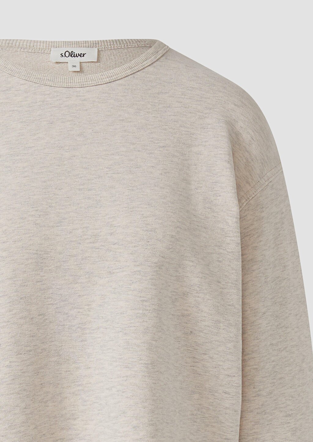 Sweatshirt im Relaxed Fit mit Rollsaum