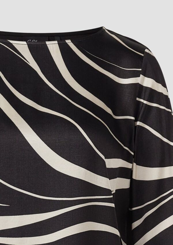 Gemustertes Langarmshirt im Fabricmix