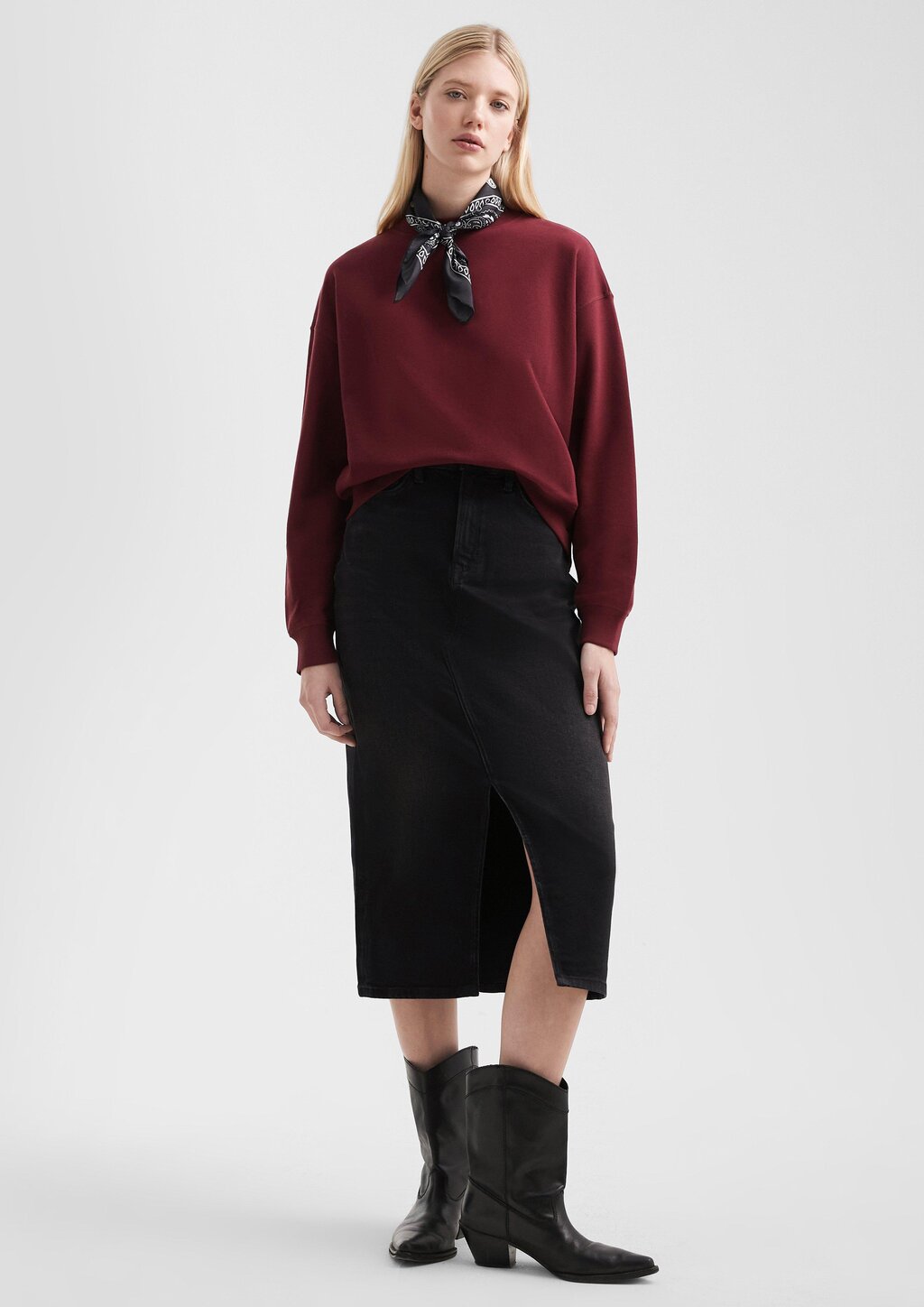 Sweatshirt im Boxy Fit