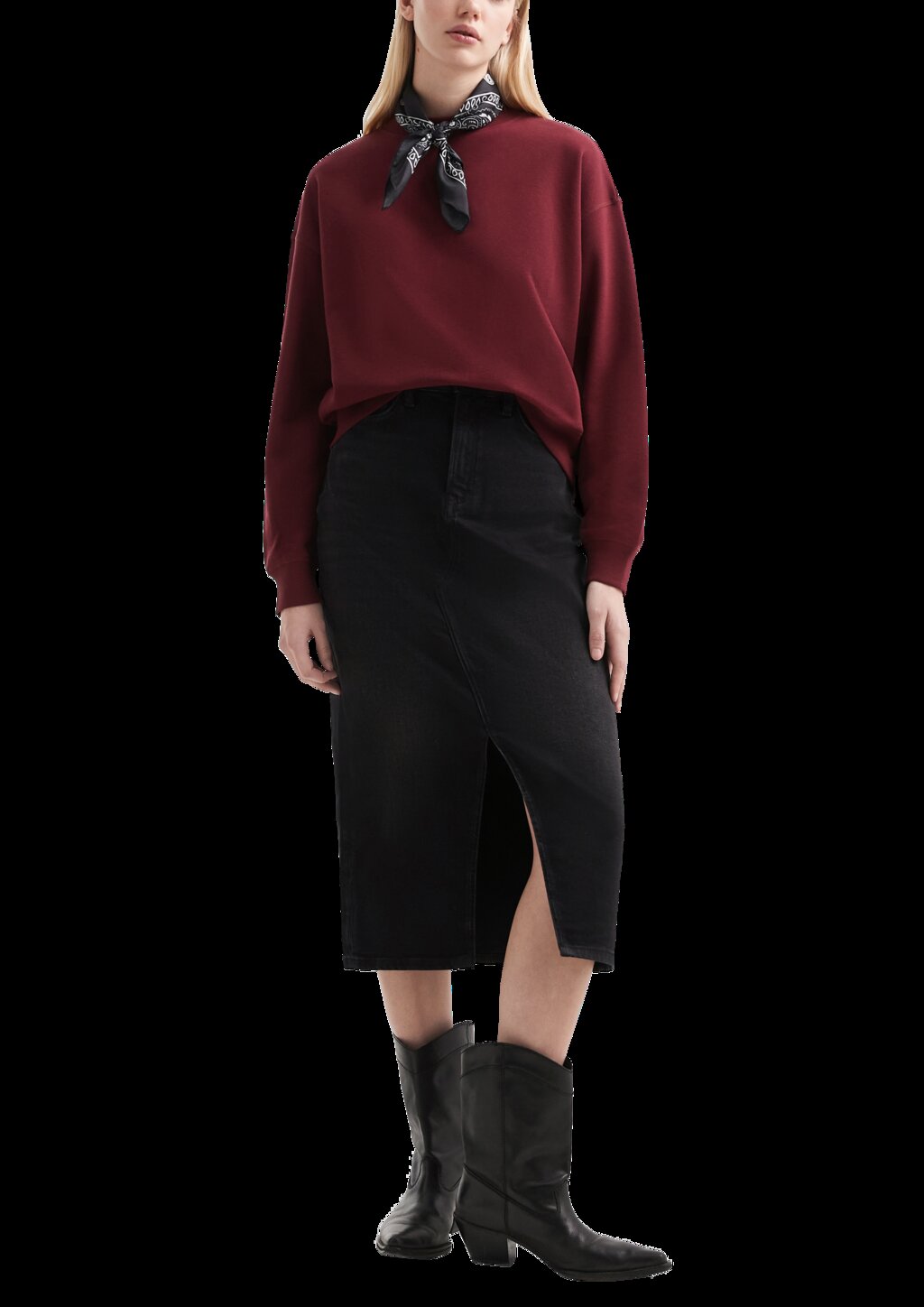 Sweatshirt im Boxy Fit