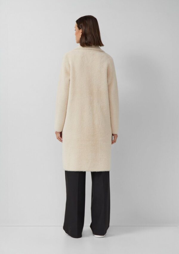 Relaxed-Fit-Strickmantel aus schwerer Ware