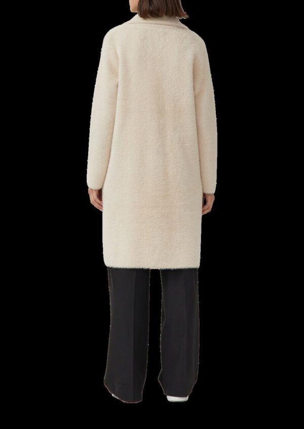 Relaxed-Fit-Strickmantel aus schwerer Ware