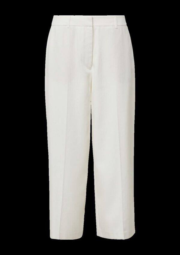 Wide-Leg-Culotte aus Lyocell-Baumwollmix