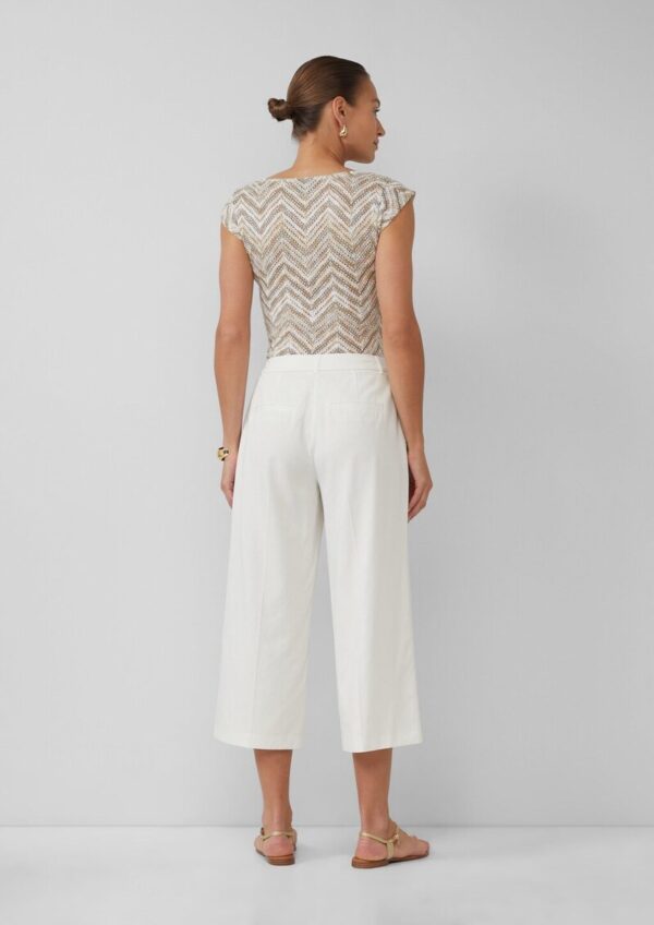 Wide-Leg-Culotte aus Lyocell-Baumwollmix