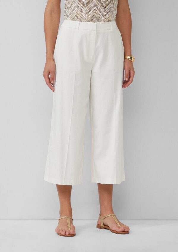 Wide-Leg-Culotte aus Lyocell-Baumwollmix