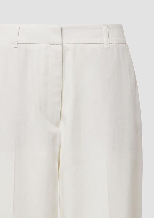 Wide-Leg-Culotte aus Lyocell-Baumwollmix