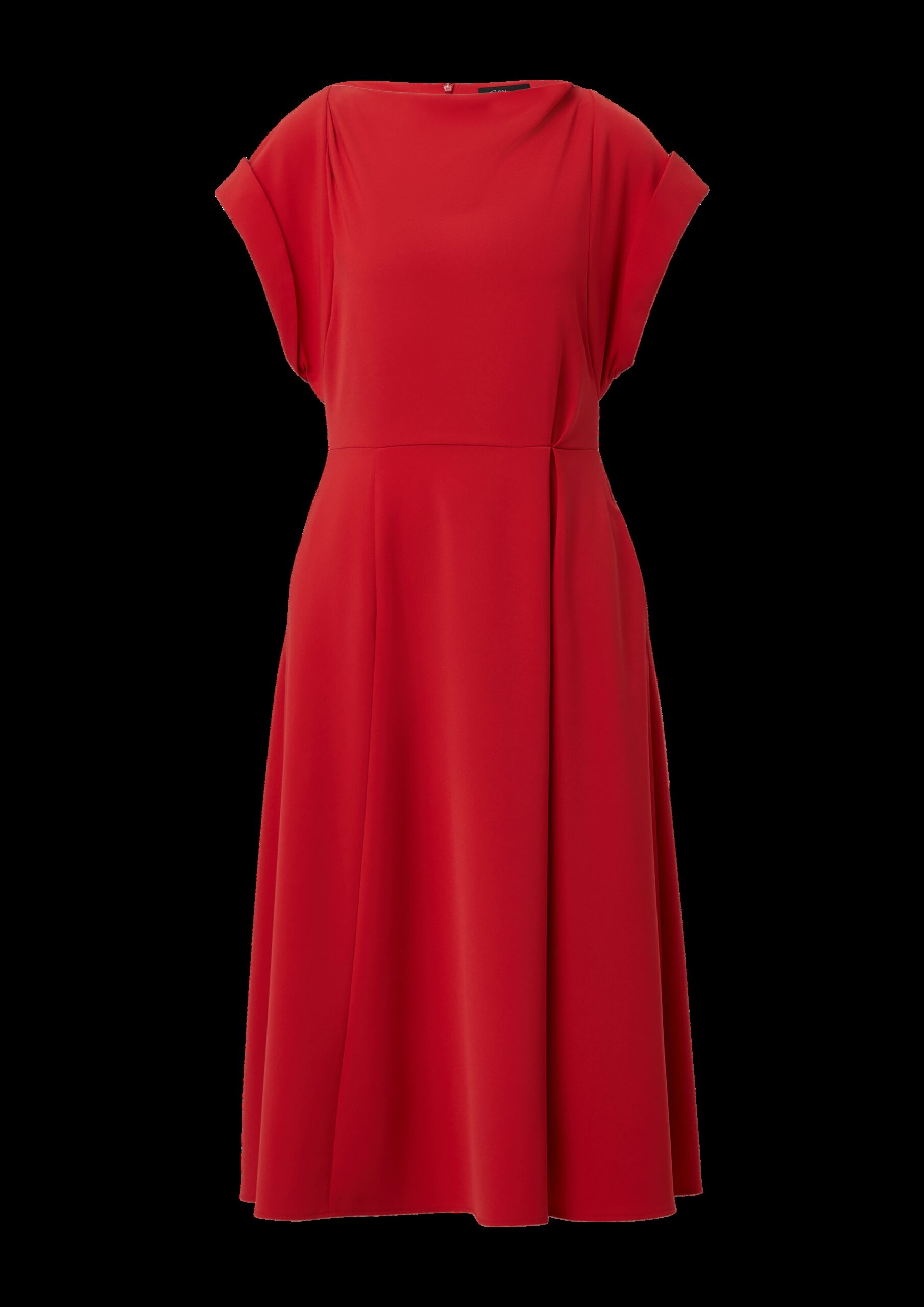 Midikleid mit Turn-up-Ärmeln