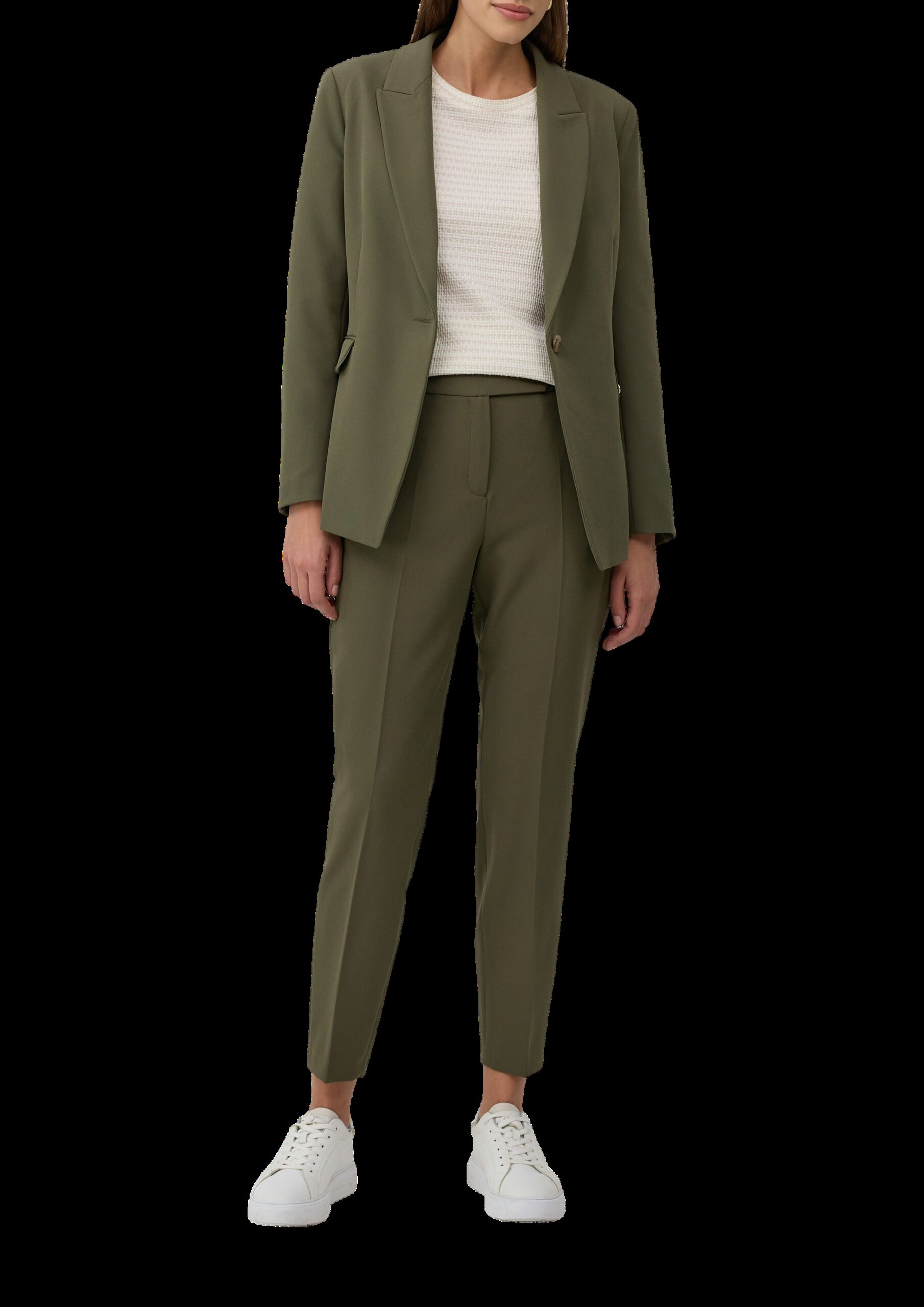 Bicolor-Shirt mit Strukturmuster