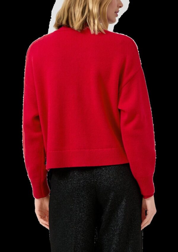 Cardigan aus Wollmix mit Metall-Knöpfen