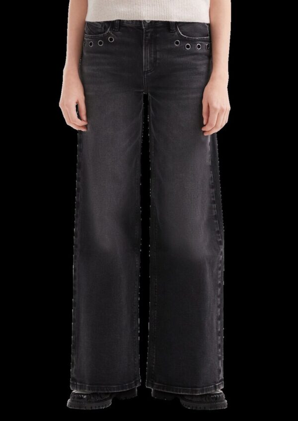 Jeans Catie / Slim Fit / High Rise / Wide Leg / Ösen