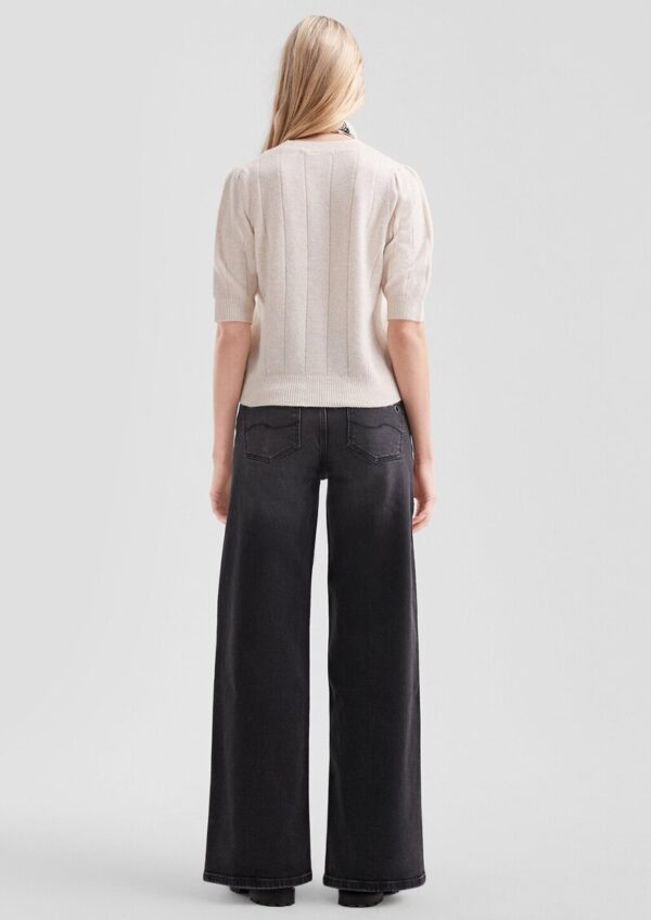 Jeans Catie / Slim Fit / High Rise / Wide Leg / Ösen