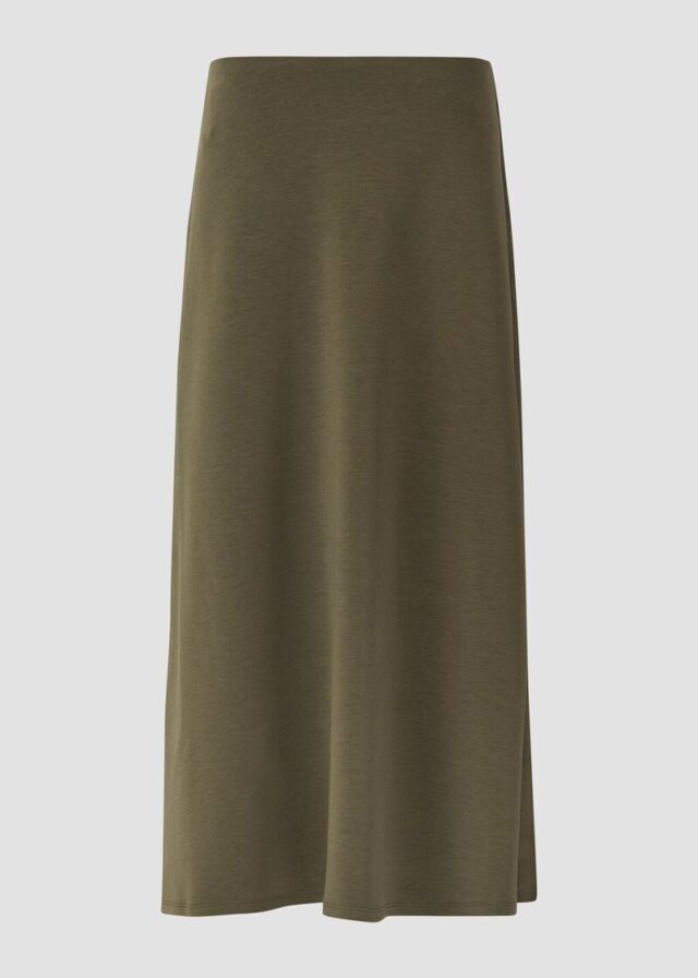 Midi-Rock aus Scuba-Jersey