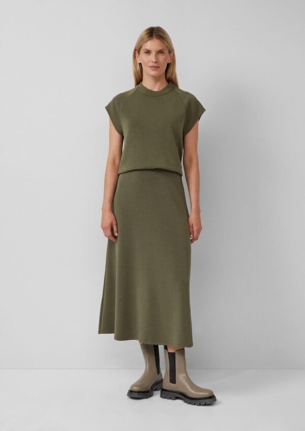 Midi-Rock aus Scuba-Jersey