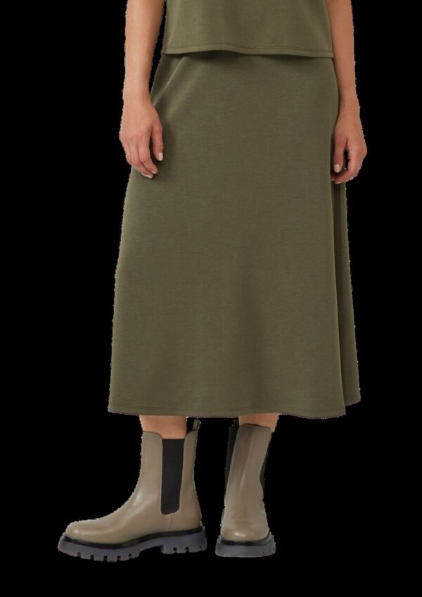 Midi-Rock aus Scuba-Jersey