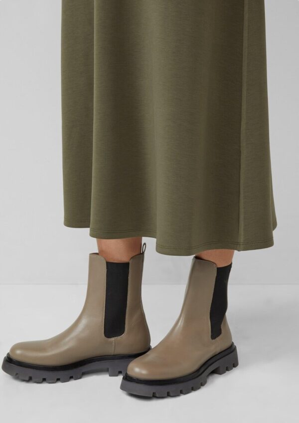 Midi-Rock aus Scuba-Jersey